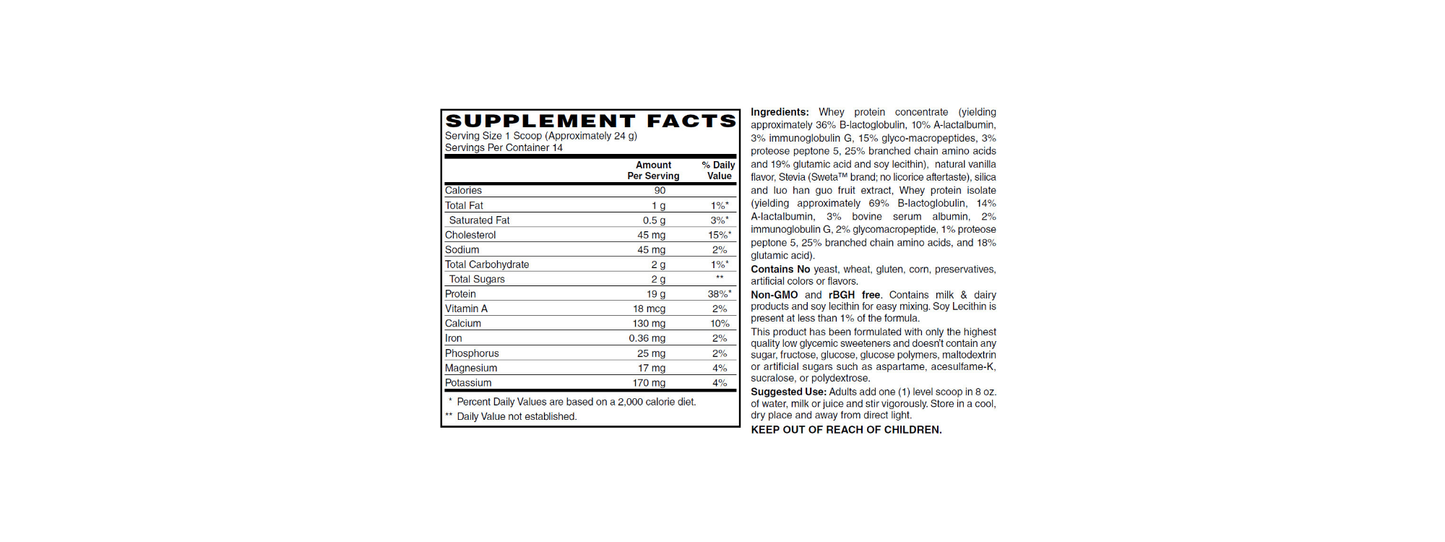 Whey Protein Vanilla