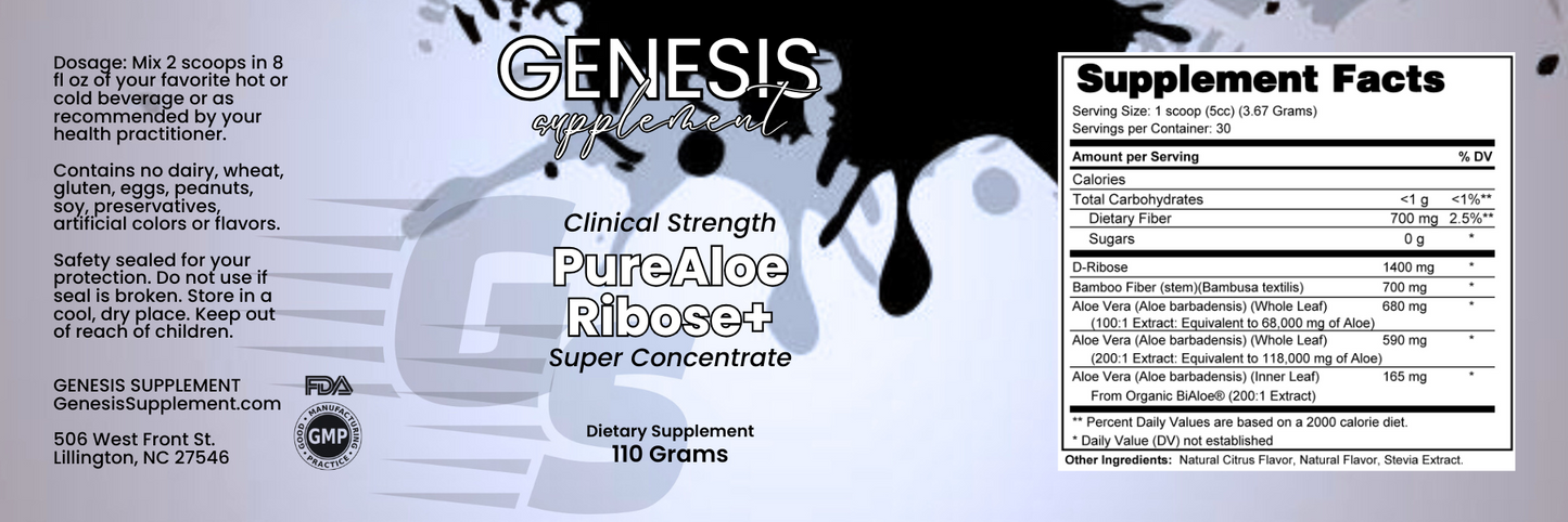 Aloe Ribose 110g (PureAloe Ribose+)