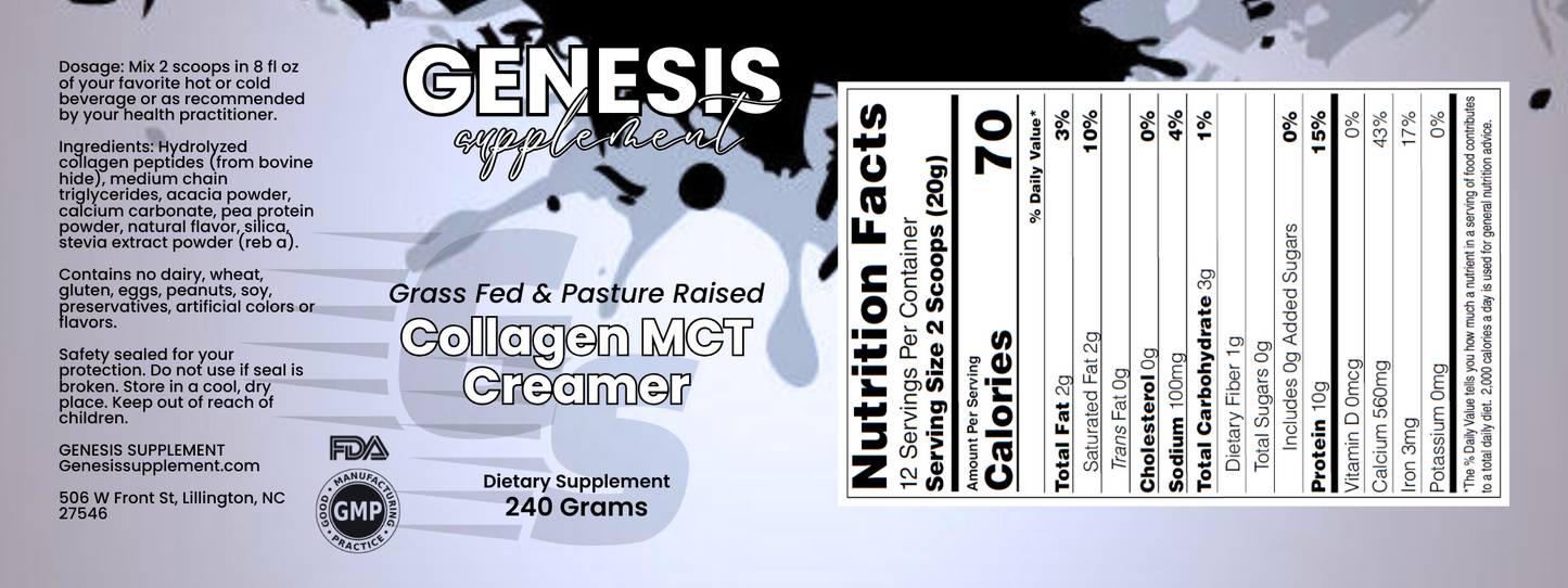 Collagen MCT Creamer