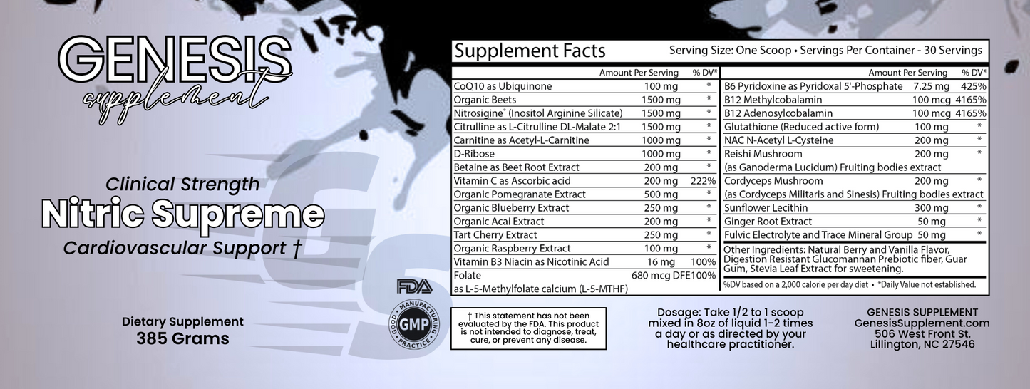 Nitric Supreme CV Support 385g