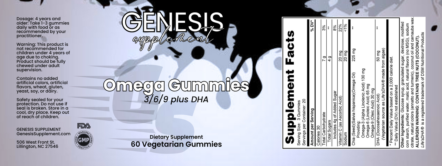 Omega Gummies (369 Plus DHA)