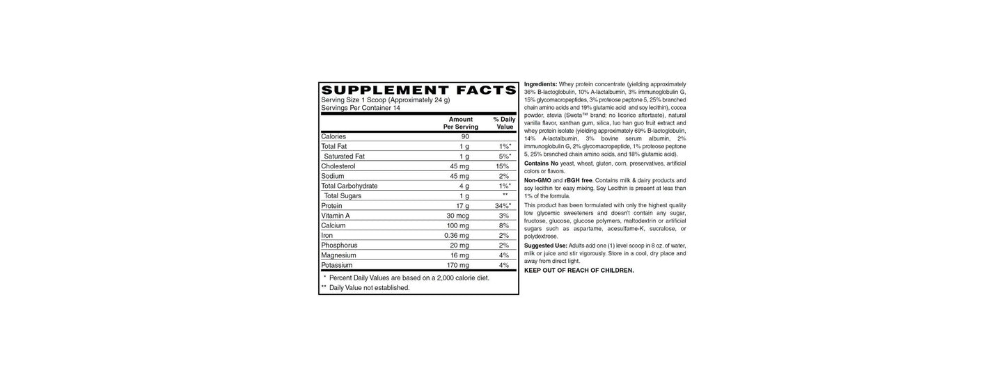 Whey Protein Chocolate