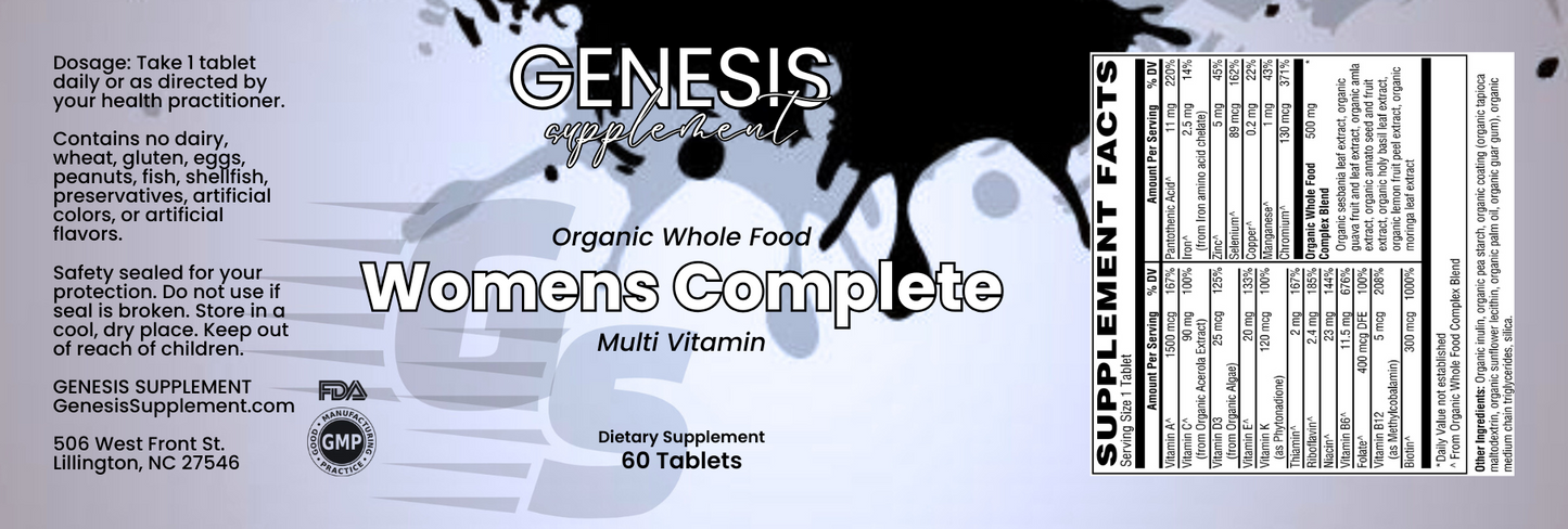 Whole Food Women's Complete Multi Organic